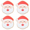 Jolly Santa Christmas Coaster Set
