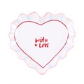 Bandeja para baratijas con forma de corazón «With Love»