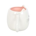 White Cat Shaped Mug