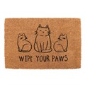 Natural Wipe Your Paws Cat Doormat