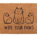 Natural Wipe Your Paws Cat Doormat
