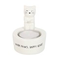 Warm Paws, Happy Heart Cat Tealight Holder