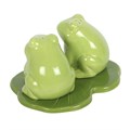 Luna Frog Salt and Pepper Shakers