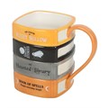 The Haunted Library Book Stack Mug