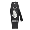 RIP Reading In Progress Coffin Bookmark