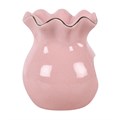 Pink Fluted Oil Burner and Wax Warmer