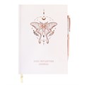 Luna Moth Daily Reflection Journal with Quartz Pen
