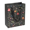 Medium Black Midnight Bloom Print Giftbag