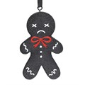 Spooky Gingerbread Man Hanging Ornament