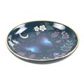 Round Midnight Moth Trinket Dish