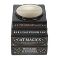Black Cat Magick Book Stack Vase