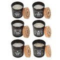 Set of 6 Midnight Ritual Candles