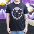 Mystic Mog Black Cat Unisex T-shirt Size XXL