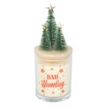 Bah Humbug Orange & Clove Glass Candle with Tree