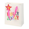 23cm Holly Jolly Gift Bag