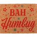 Natural Bah Humbug Christmas Doormat