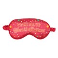 Wake Me Up When It's Christmas Satin Sleep Mask