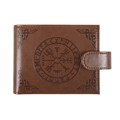 Viking Compass Faux Leather Wallet