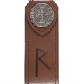Journey Viking Rune Faux Leather Keyring