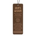 Odin's Wisdom Wooden Bookmark