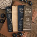 Odin's Wisdom Wooden Bookmark