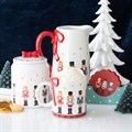 Nutcracker Print Mug with Bow