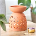 20cm Large Terracotta Oil Burner & Wax Warmer