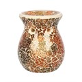 Small Brown Crackle Oil Burner