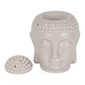 Large Grey Buddha Head Oil Burner