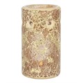 Gold Pillar Crackle Glass Oil Burner