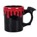 Red Drip Bat Wing Mug