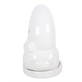 White Pastel Skies Moon Incense Cone Holder