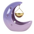 Purple Pastel Crescent Moon Hanging Oil Burner