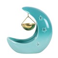 Blue Pastel Crescent Moon Hanging Oil Burner