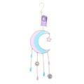 Iridescent Crescent Moon Suncatcher