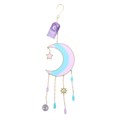 Iridescent Crescent Moon Suncatcher