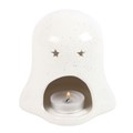 Ghost Shaped Tealight Candle Holder with Pumpkin