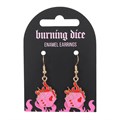 Burning Dice Earrings