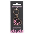 Burning Heart Keyring