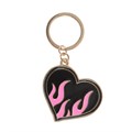 Burning Heart Keyring