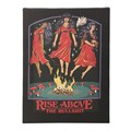 19x25cm Rise Above the Bullshit Canvas Plaque by Steven Rhodes