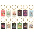 Set of 12 Enamel Keyrings by Steven Rhodes