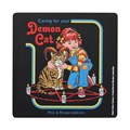 Demon Cat Coaster by Steven Rhodes