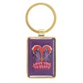 Love You To Death Keyring by Steven Rhodes
