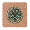 Celtic Shield Knot Lowball Glass with Coaster