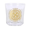 Celtic Shield Knot Lowball Glass with Coaster