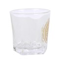 Celtic Shield Knot Lowball Glass with Coaster