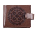 Celtic Shield Knot Faux Leather Wallet