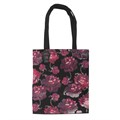 Dark Romance Floral Print Tote Bag