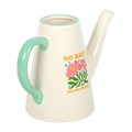 No Rain, No Flowers Ceramic Watering Can / Vase